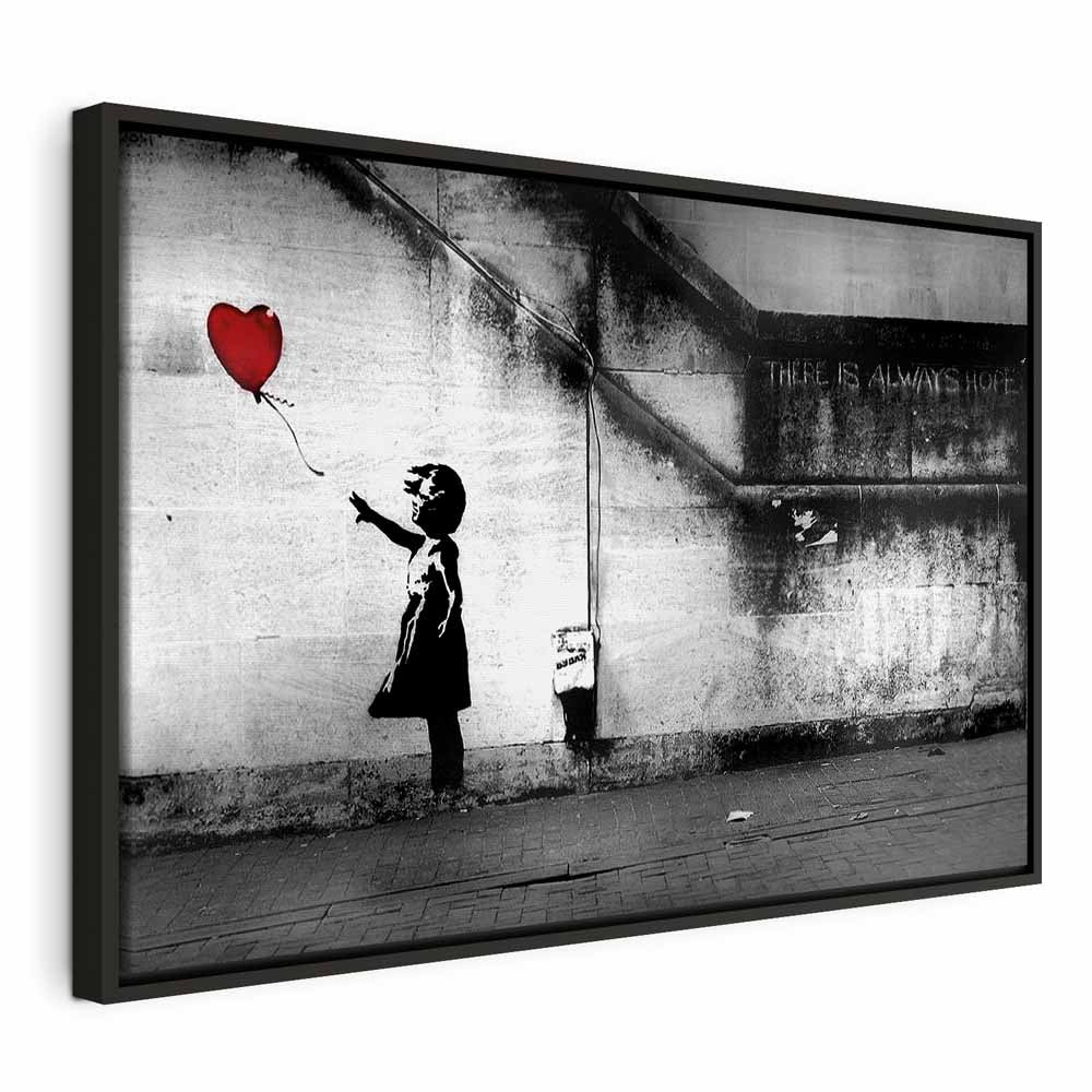 Impresión en lienzo - esperanza (Banksy)