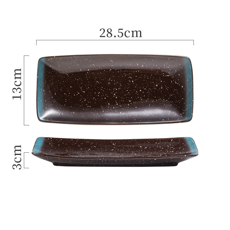 Assiettes en céramique japonaises, plat à sushi, vaisselle, plateau, couverts
