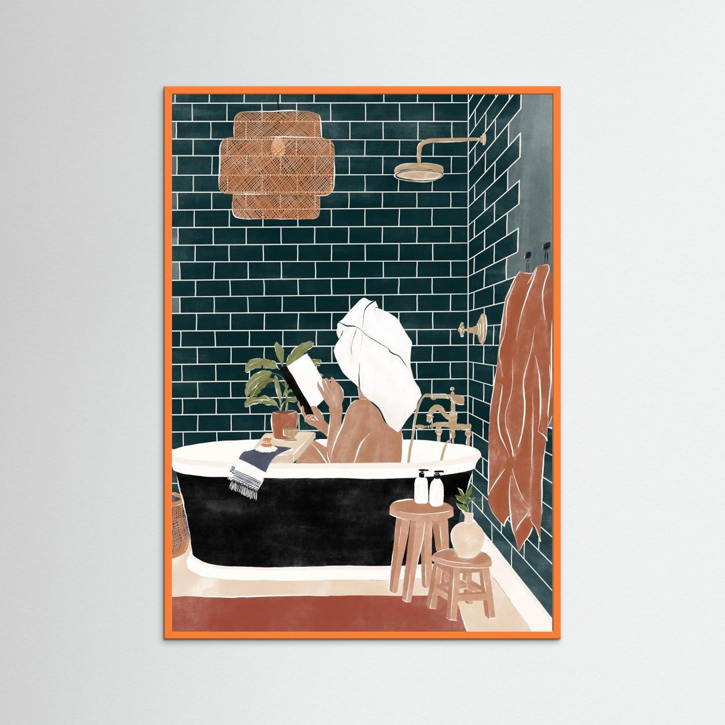 Bathroom Babe by Ivy Green Illustrations