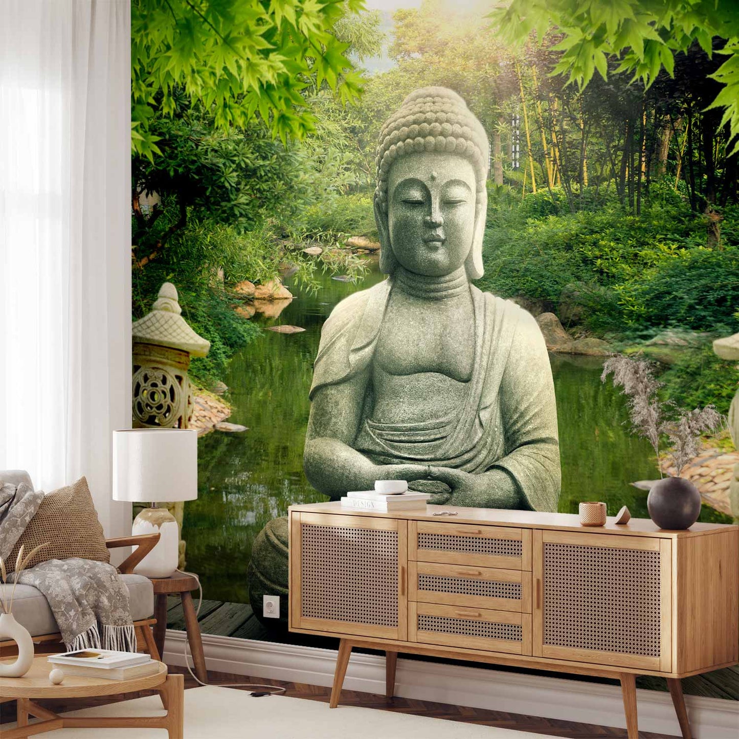 Wall Mural - Buddha's garden