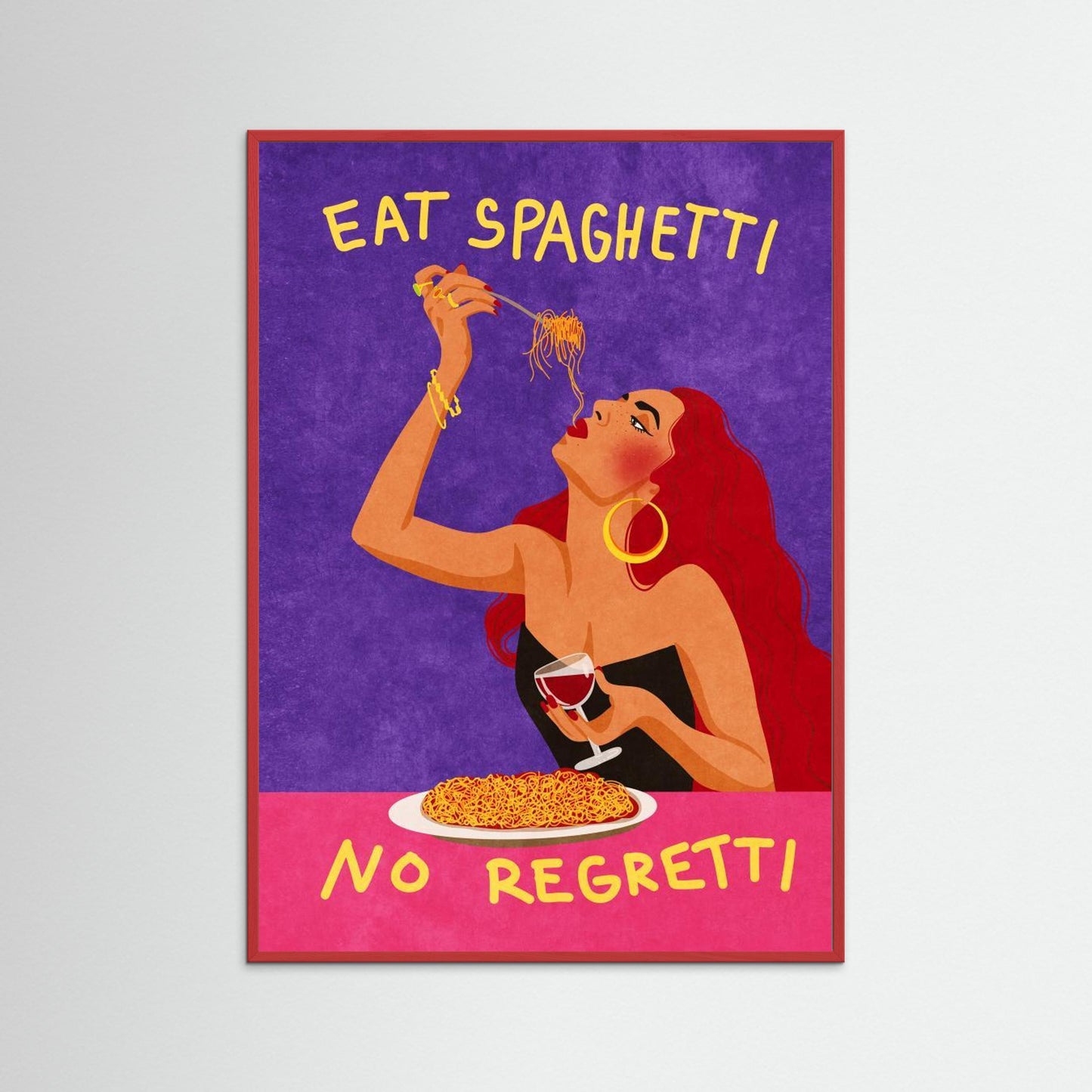 Eat spaghetti no regretti by Raissa Oltmanns