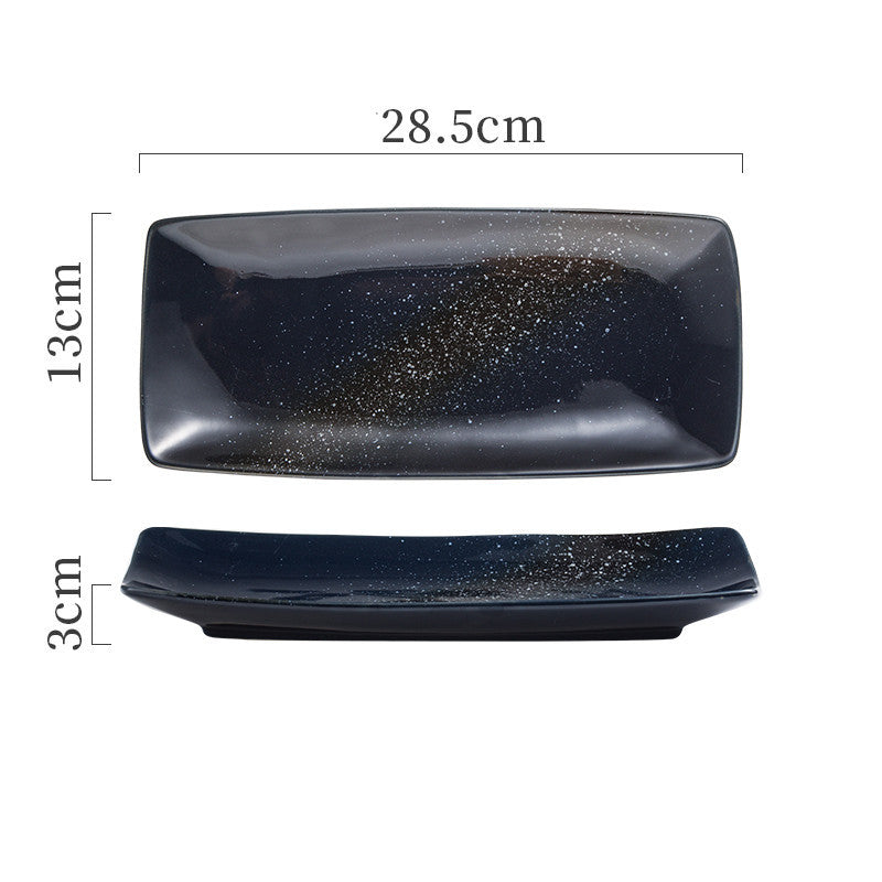 Assiettes en céramique japonaises, plat à sushi, vaisselle, plateau, couverts