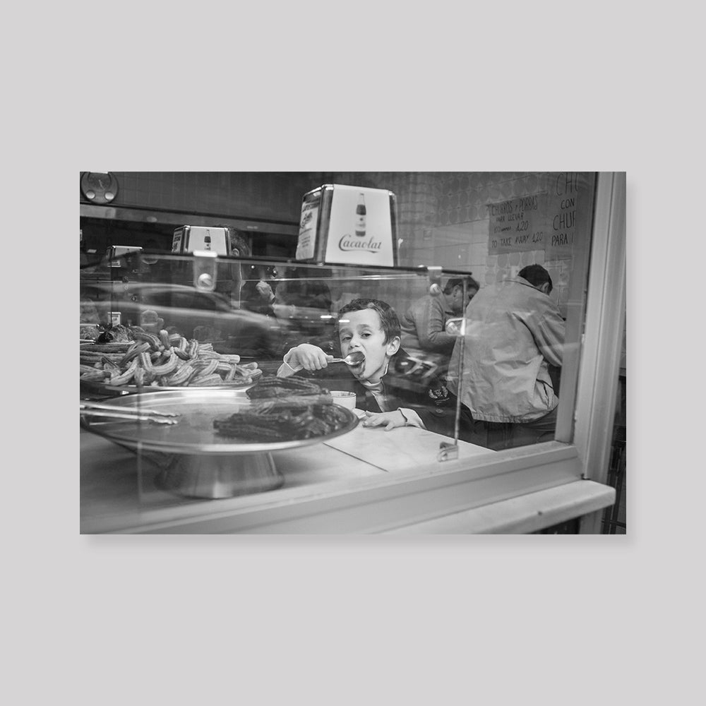 Niño en Churrería