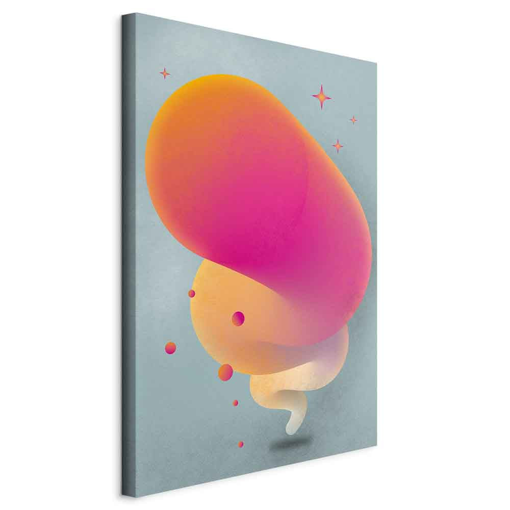 Canvas Print - Pink Streak (1 Part) Vertical