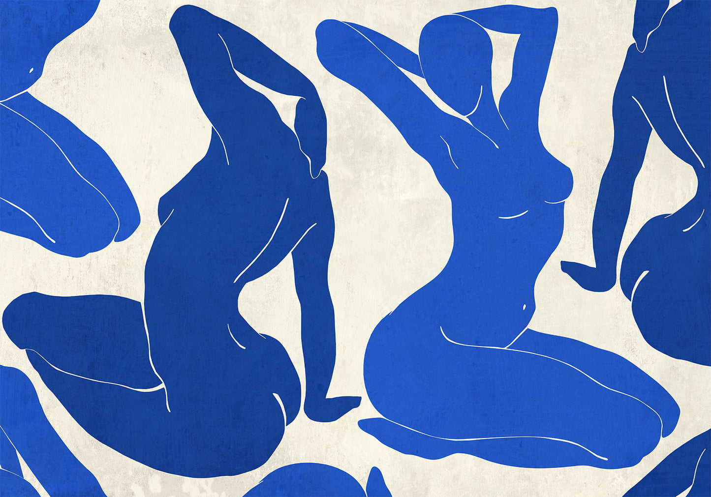 Wall Mural - Cobalt Softness