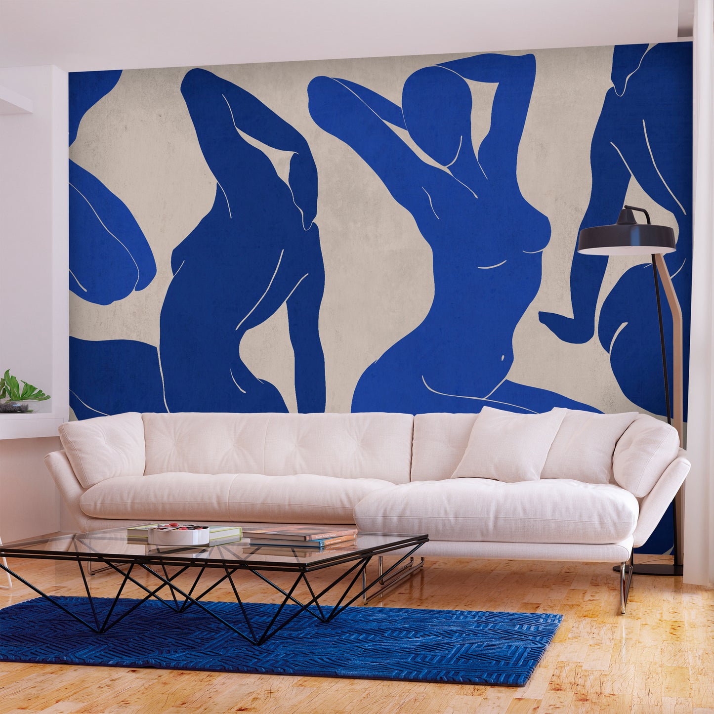 Wall Mural - Cobalt Softness