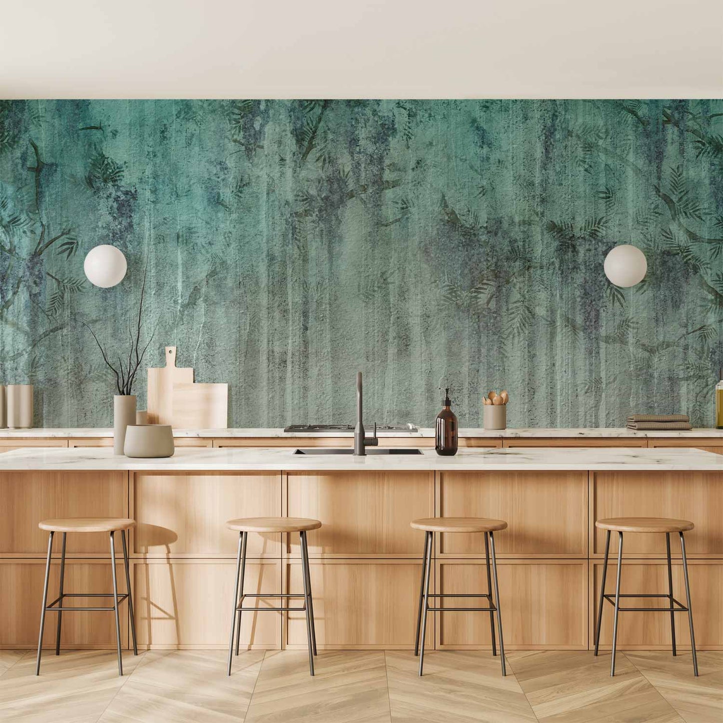 Wall Mural - Turquoise Memories