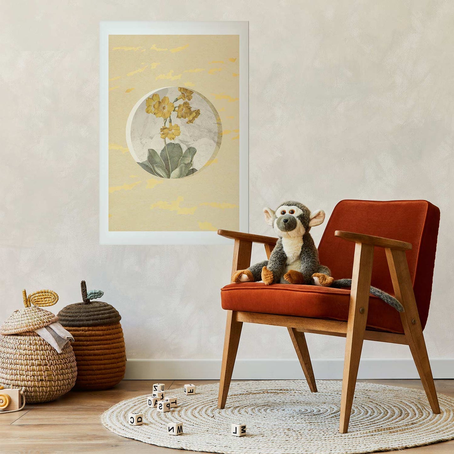 Poster - Flower in a Circle