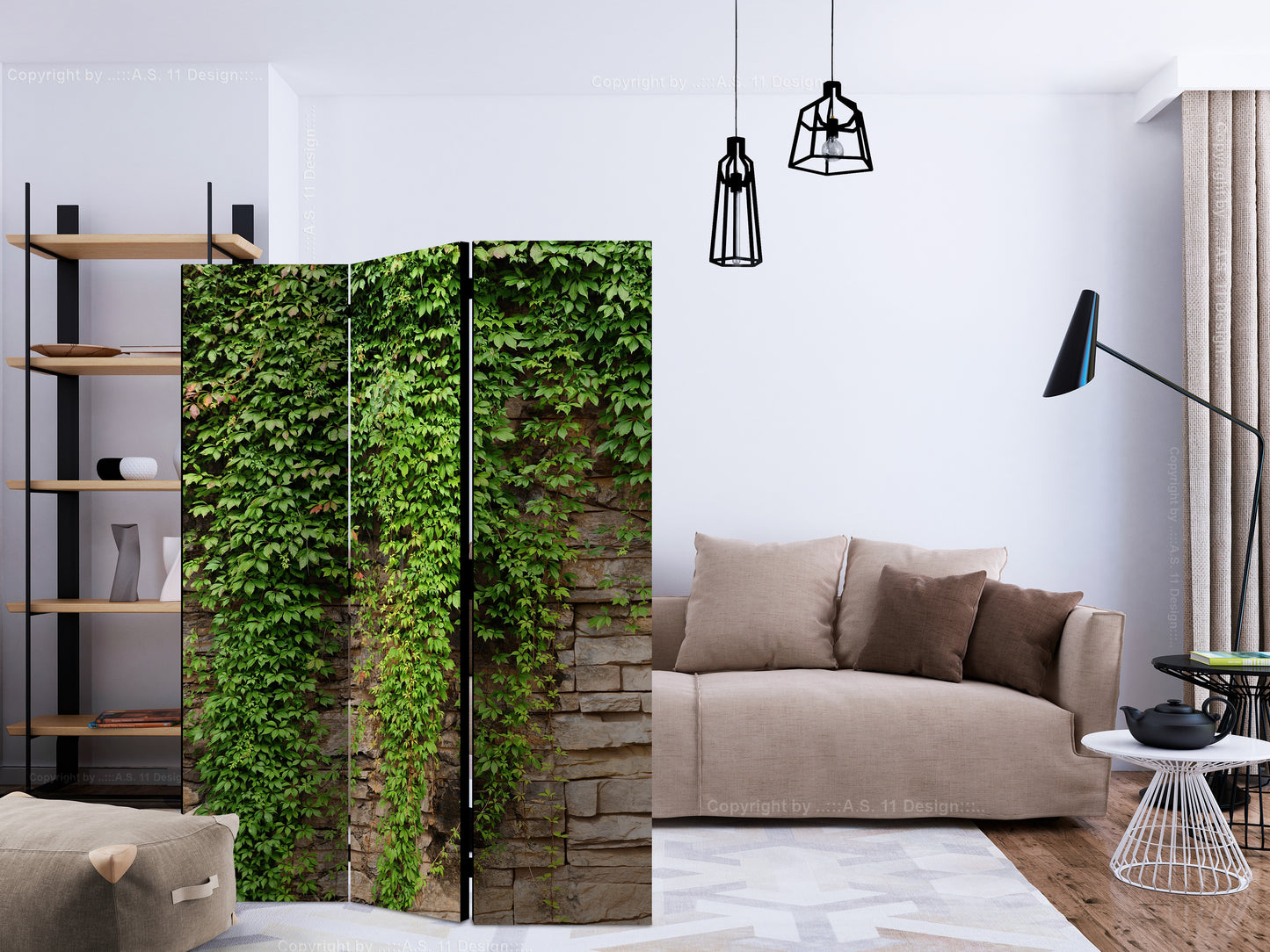 Biombo - Pared de hiedra