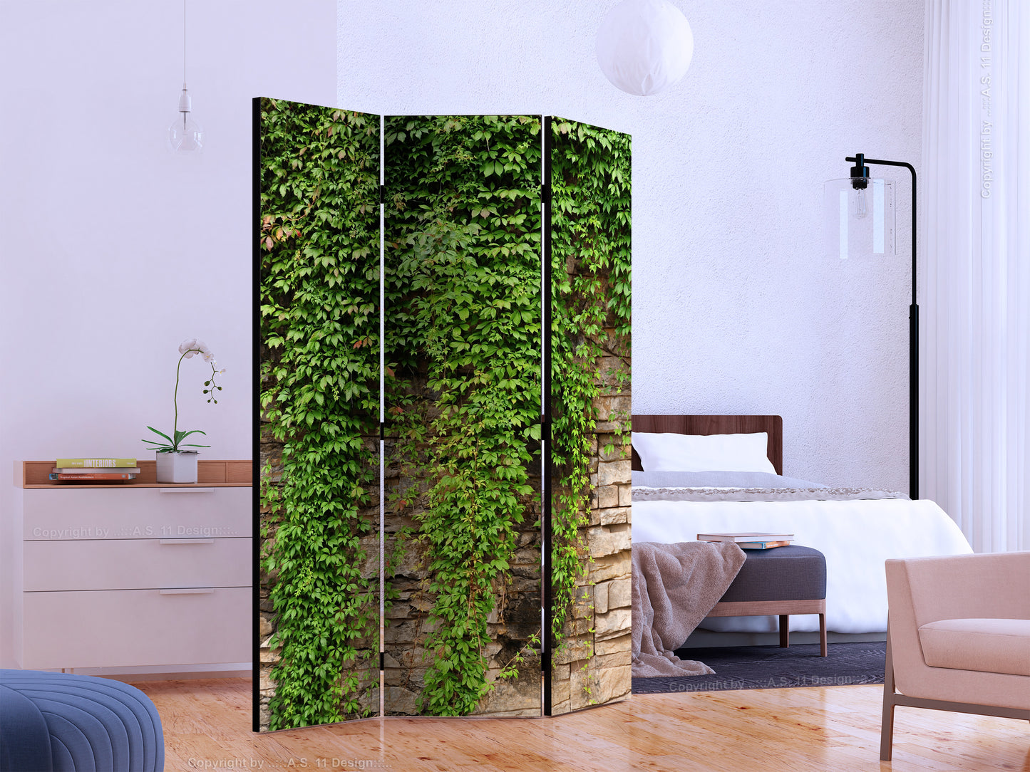 Biombo - Pared de hiedra