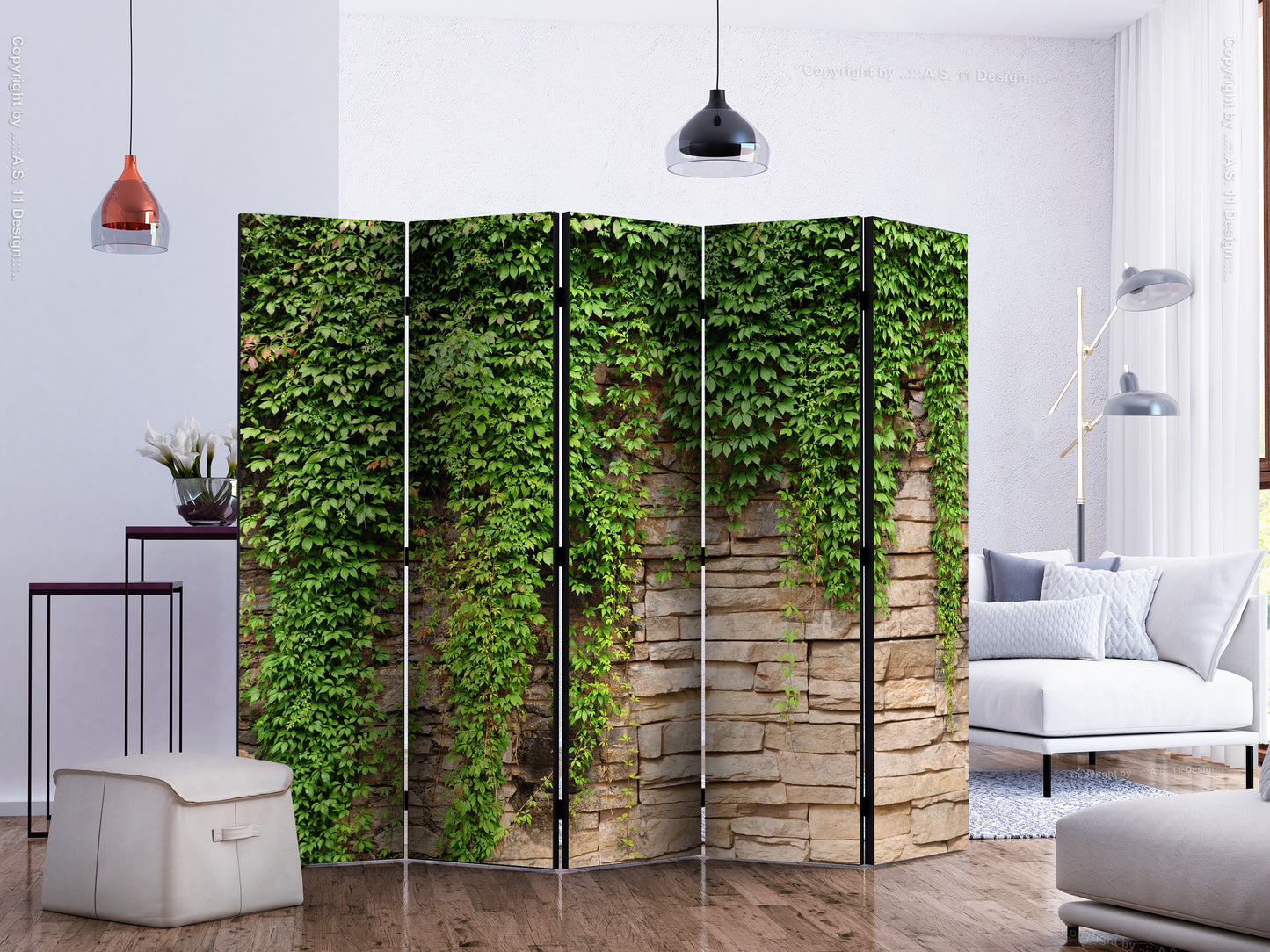 Biombo - Pared de hiedra II