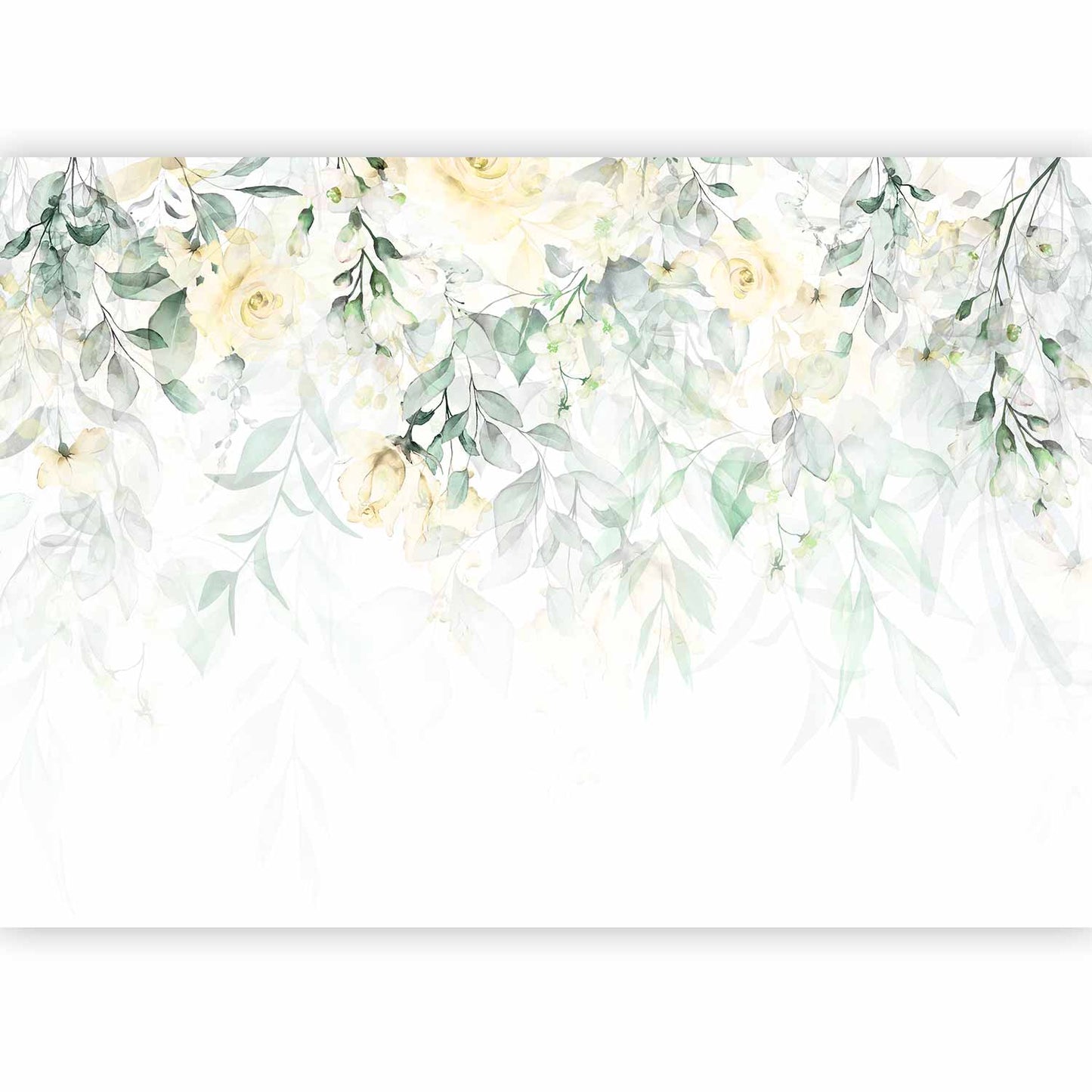 Wall Mural - Waterfall of Roses - Second Variant