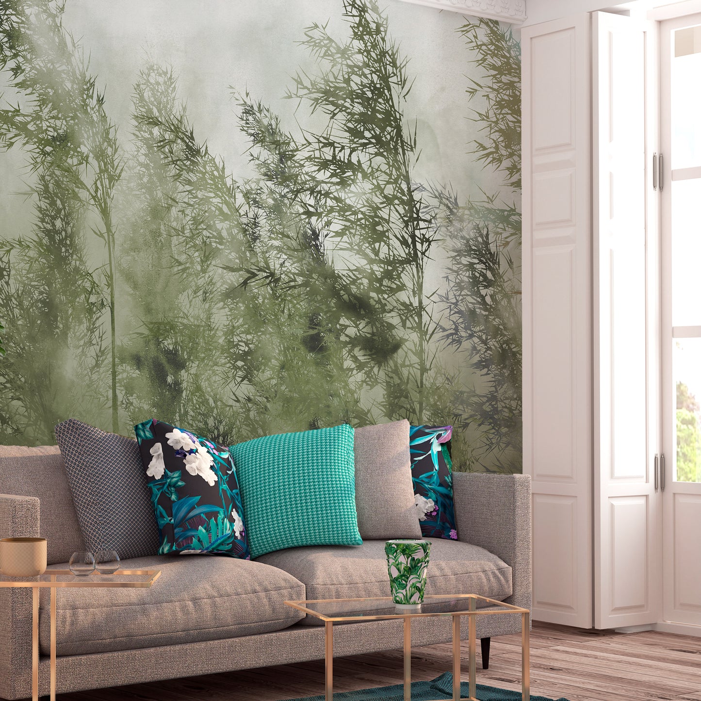 Wall Mural - Tall Grasses - Green