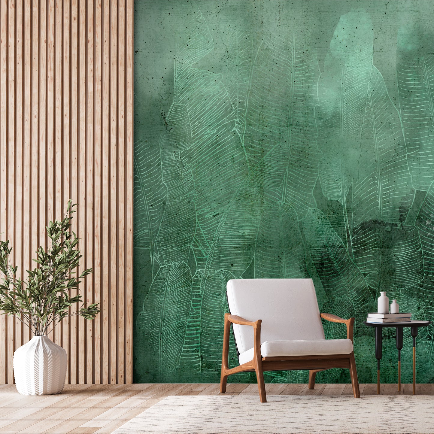 Wall Mural - Green Banana Leaves