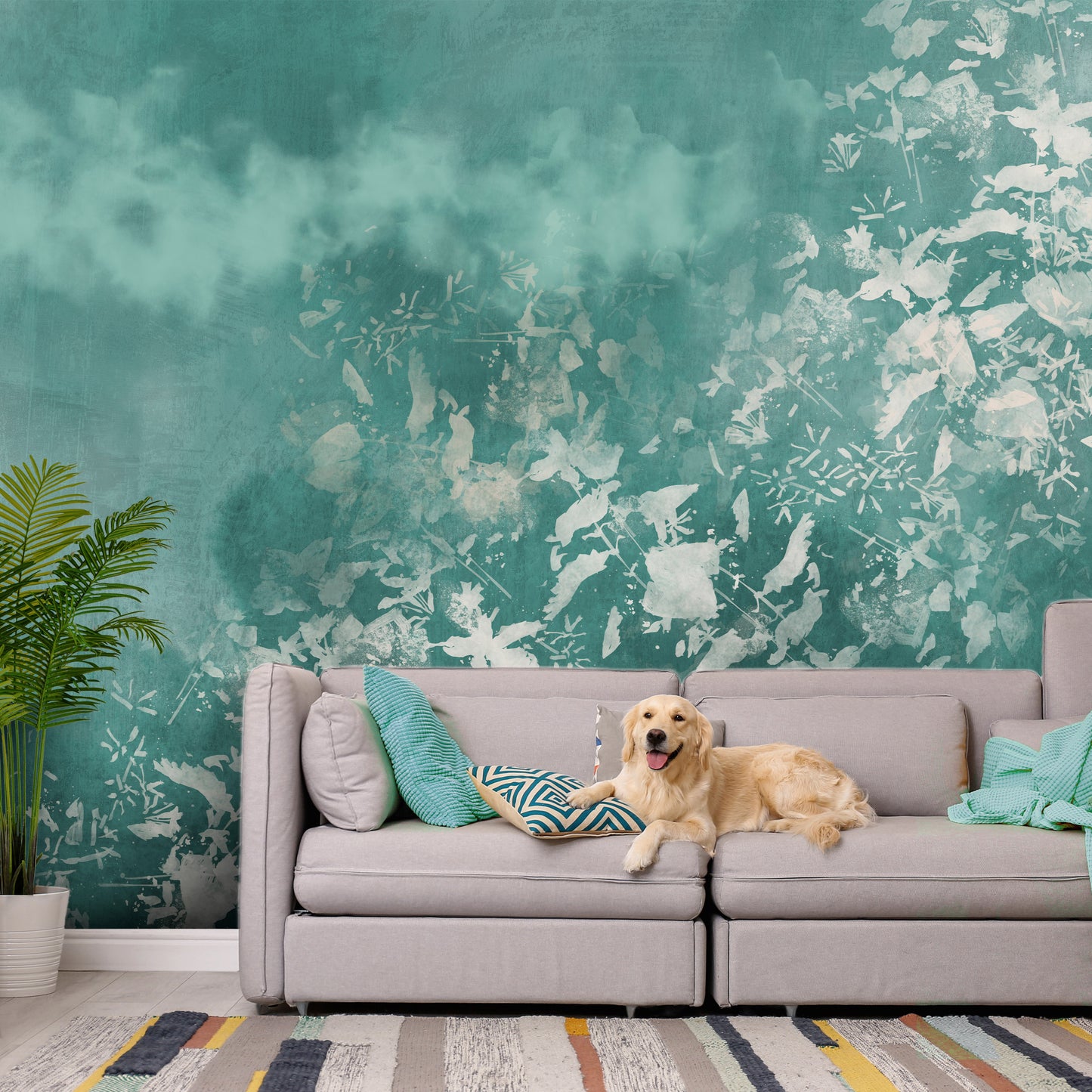 Wall Mural - Blue Garden