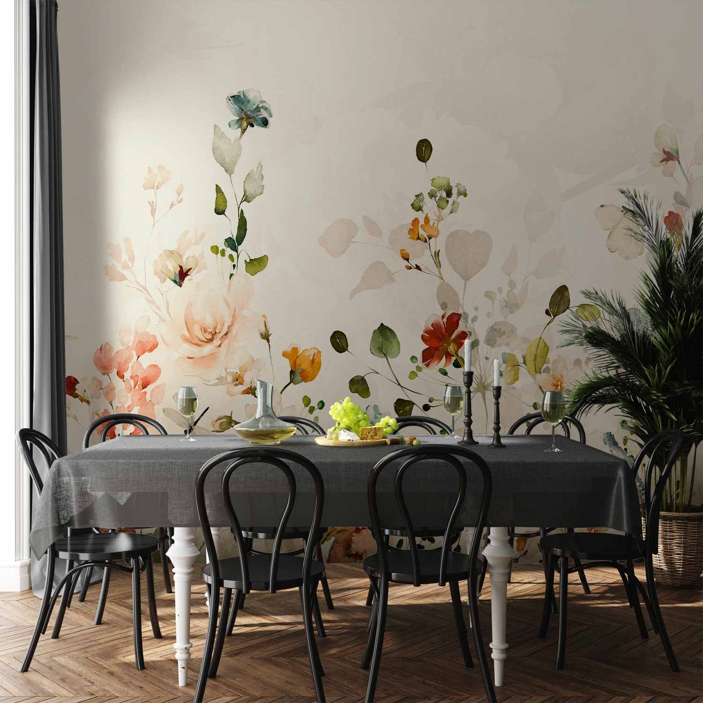 Mural de pared - Prado de primavera