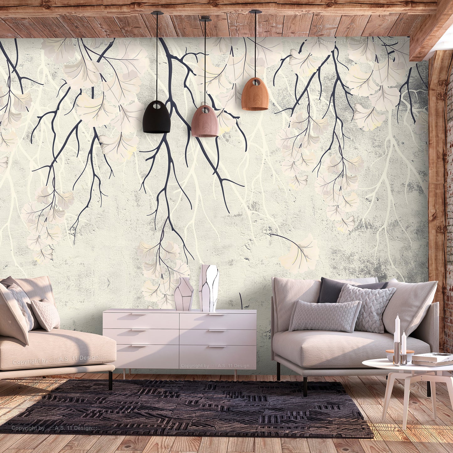 Wall Mural - Mysterious Plants - Second Variant
