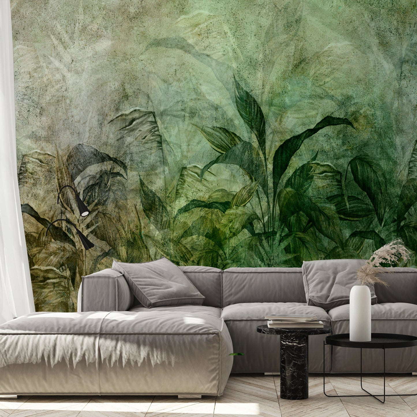 Wall Mural - Green Fog