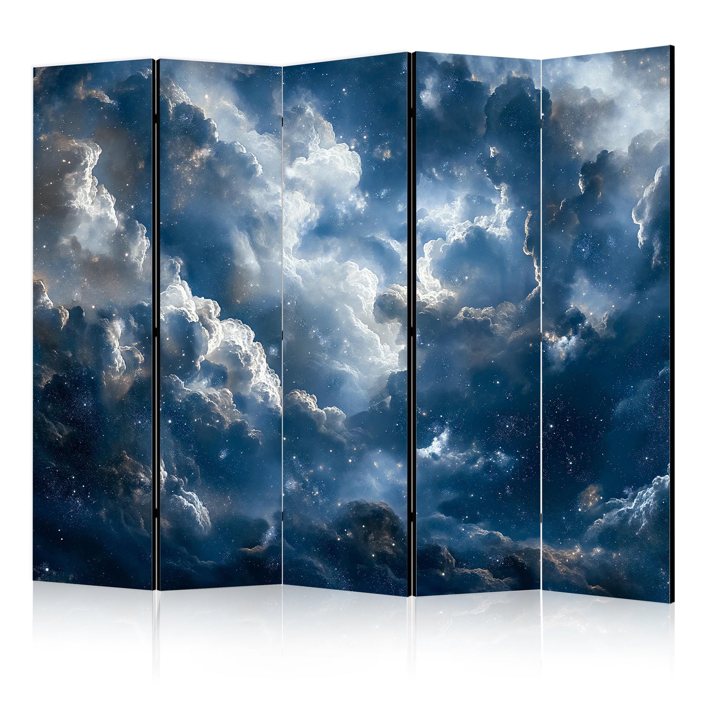Biombo - Maravillas astronómicas: Nubes y estrellas en armonía