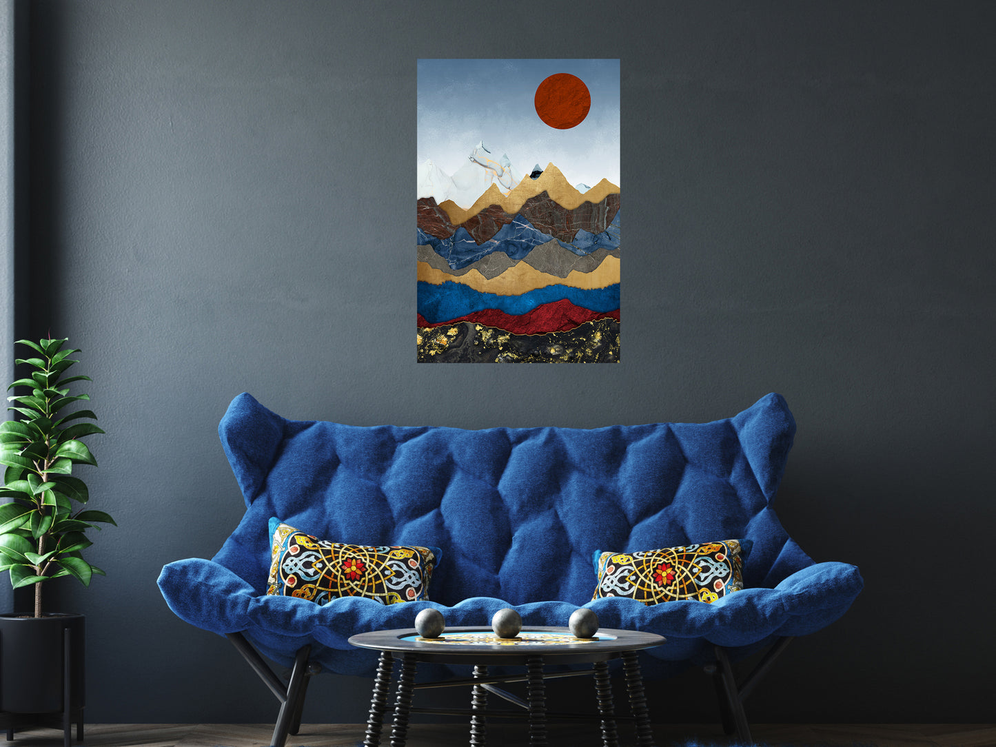 Canvas Print - Colombia's Heart (1 Part) Vertical