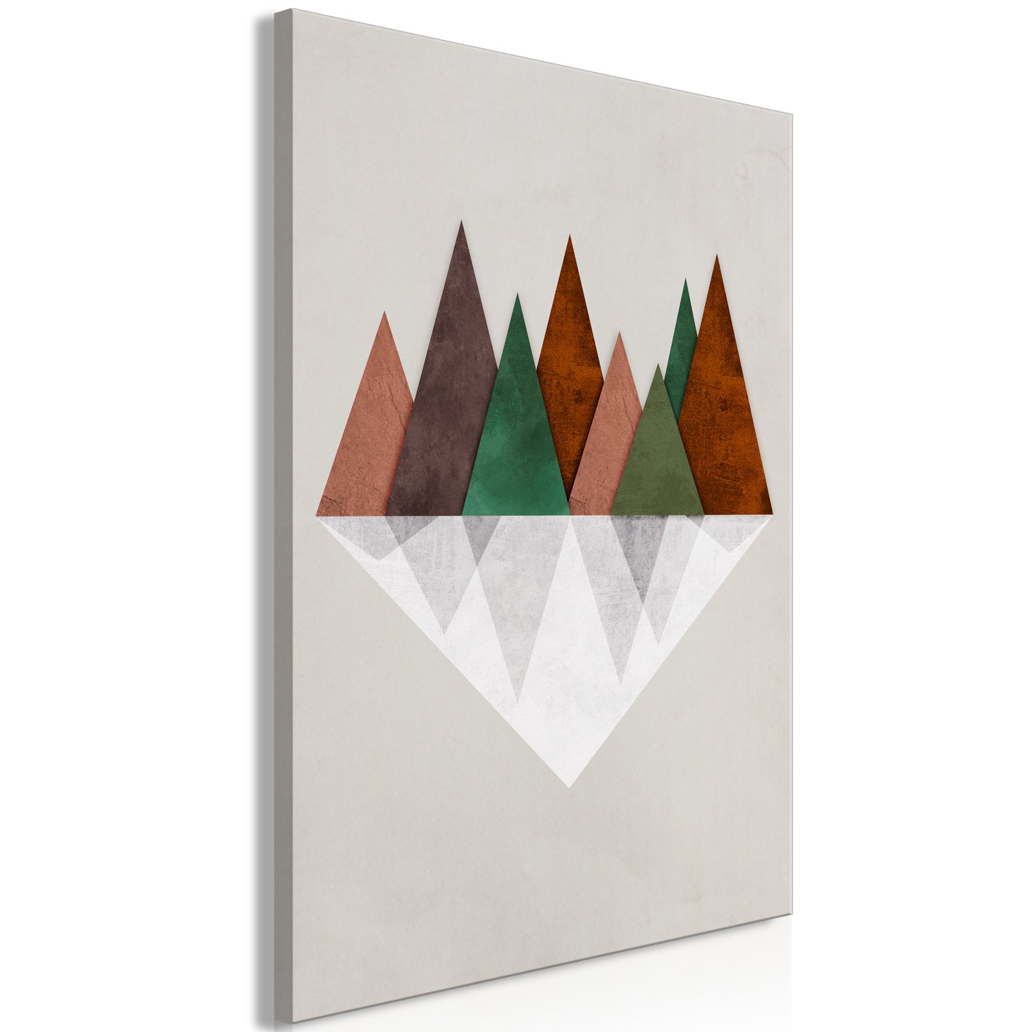 Canvas Print - Symmetrical Land (1 Part) Vertical