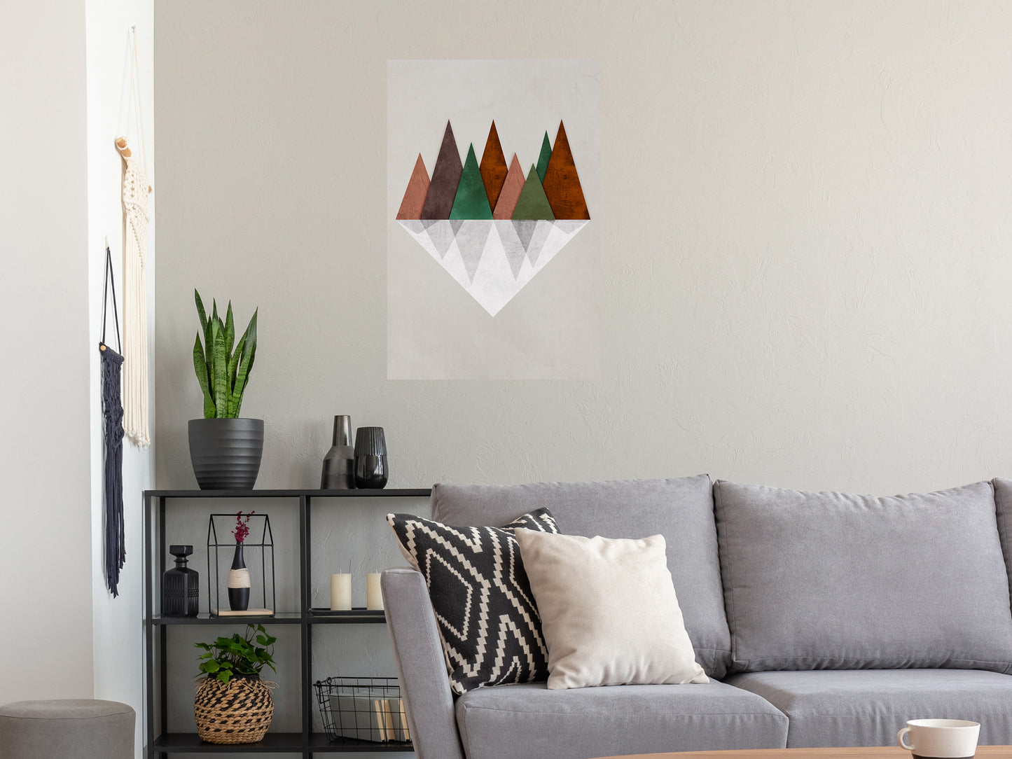 Canvas Print - Symmetrical Land (1 Part) Vertical