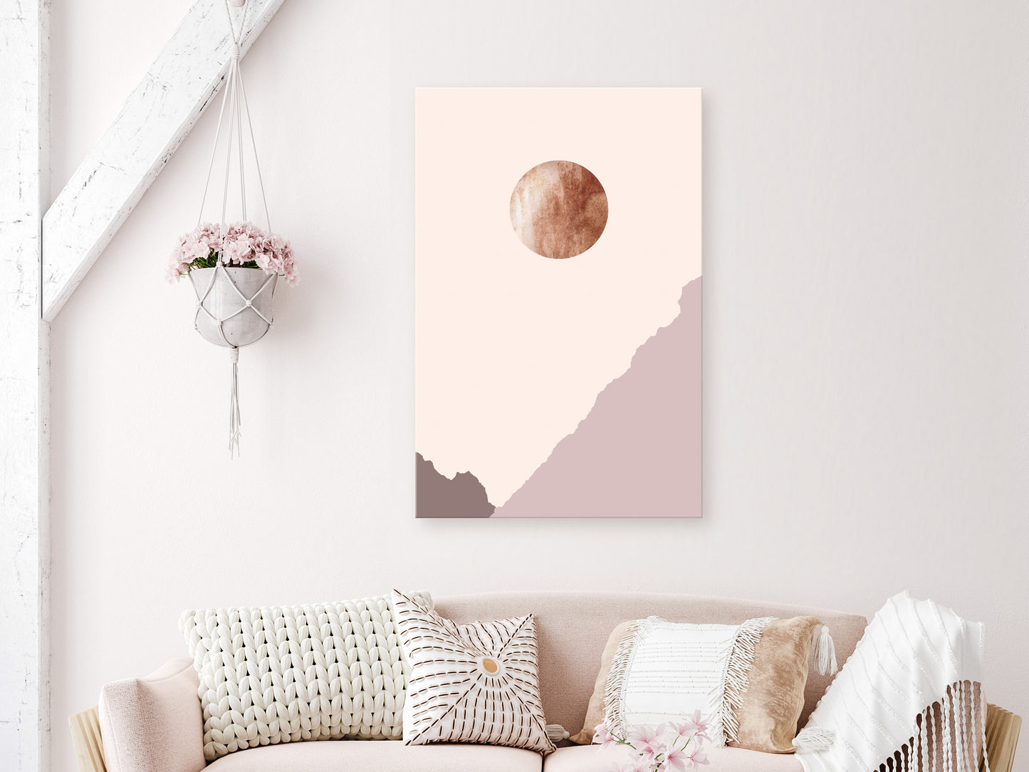 Canvas Print - Mountain Planet (1 Part) Vertical