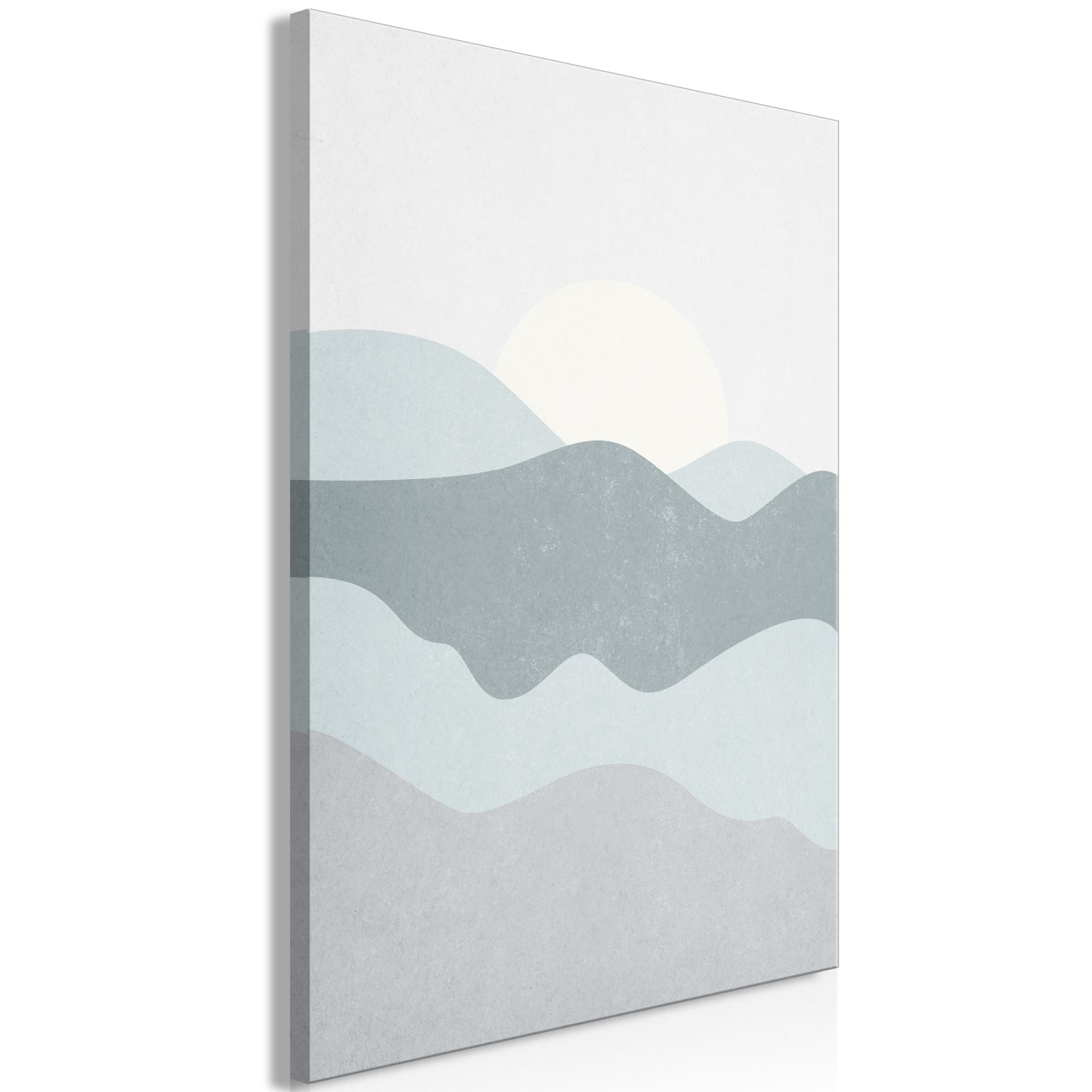 Canvas Print - Sun Over Mountains (1 Part) Vertical