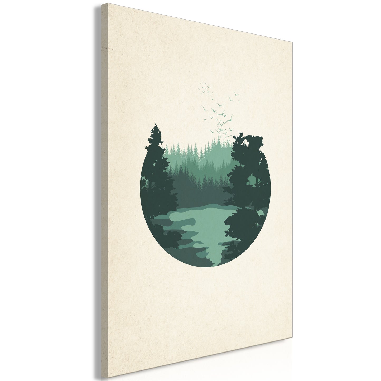 Canvas Print - View of the Hills (1 Part) Vertical