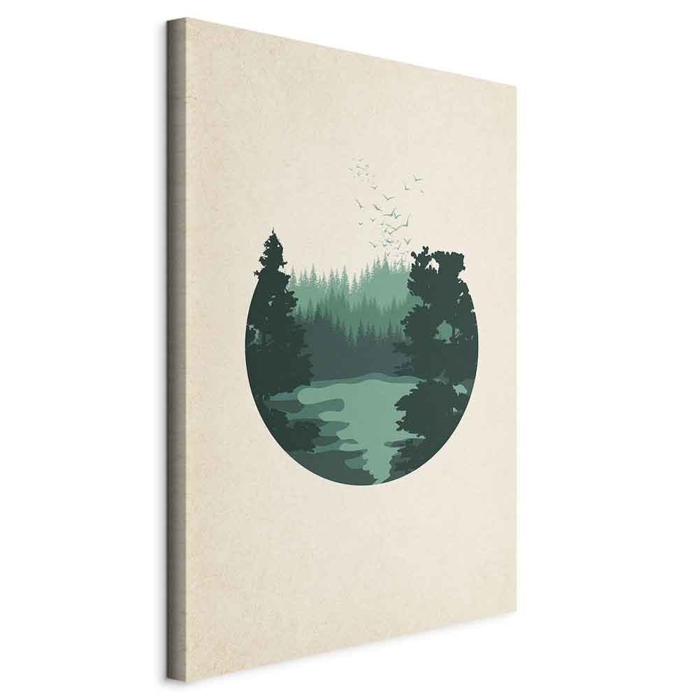 Canvas Print - View of the Hills (1 Part) Vertical
