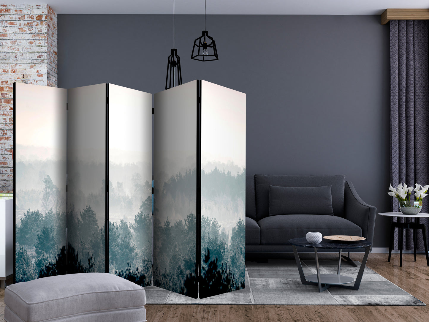 Room Divider - Winter Forest II