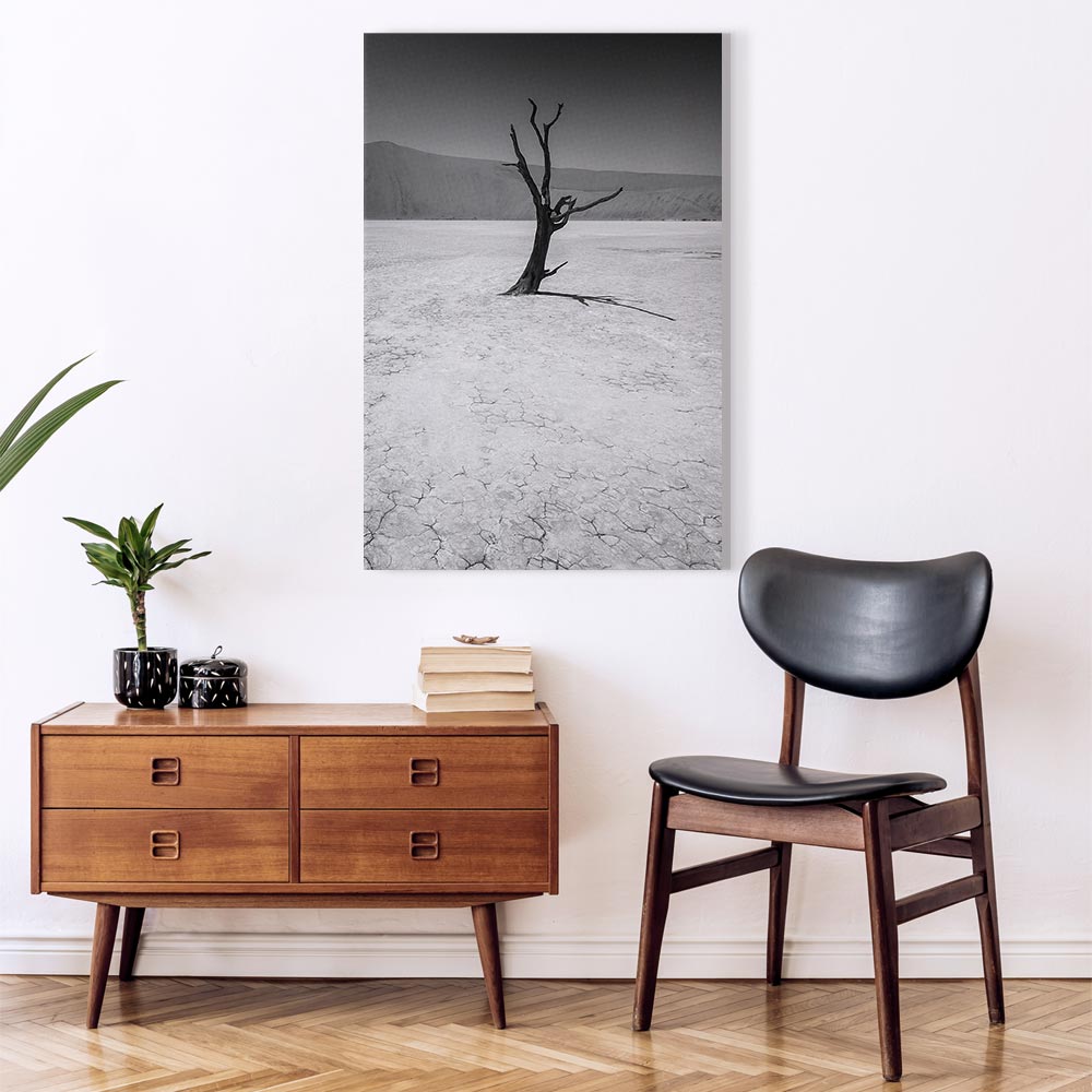 Canvas Print - Tree in the Desert (1 Part) Vertical