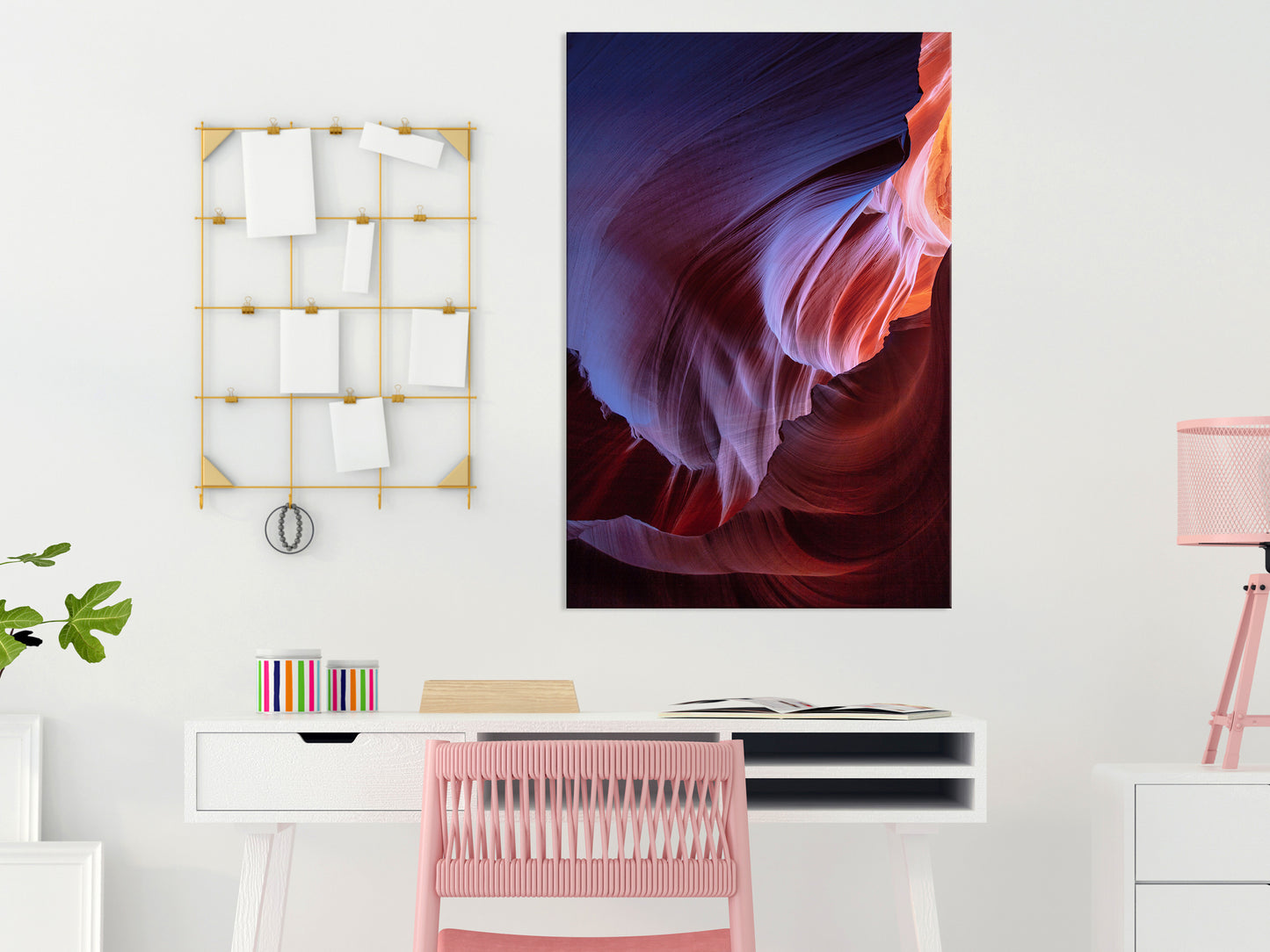 Canvas Print - Colourful Sandstone (1 Part) Vertical