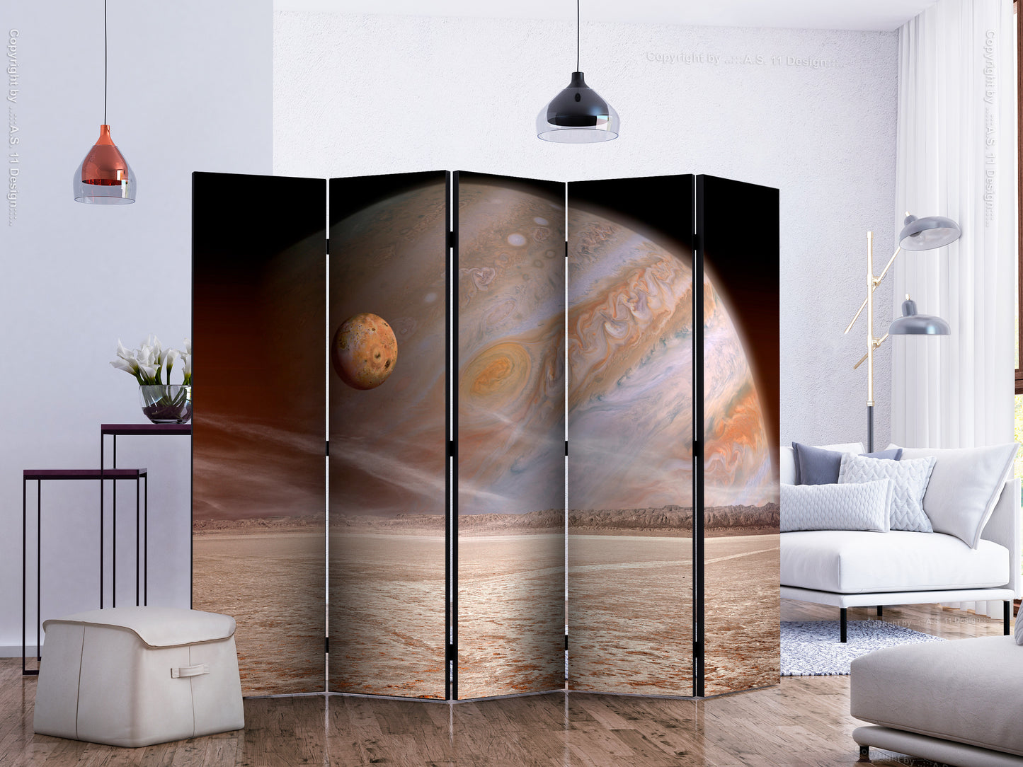 Room Divider - A small and a big planet II