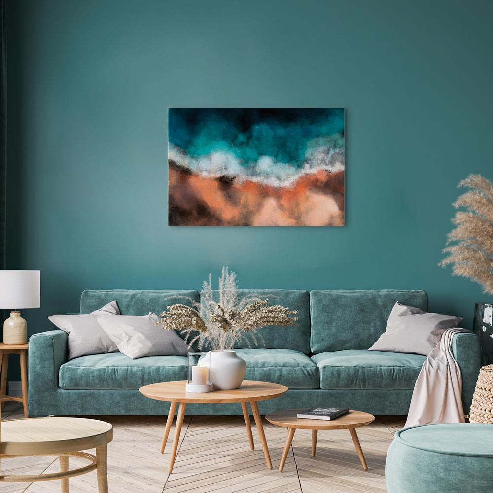 Canvas Print - Waves in the Sand (1 Part) Wide
