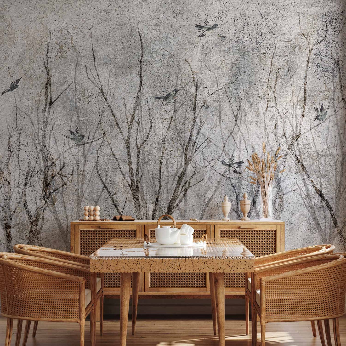 Wall Mural - Singing in the Forest