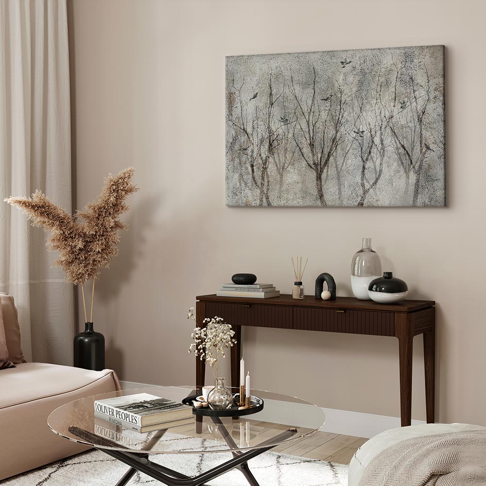Canvas Print - Singing in the Forest (1 Part) Wide