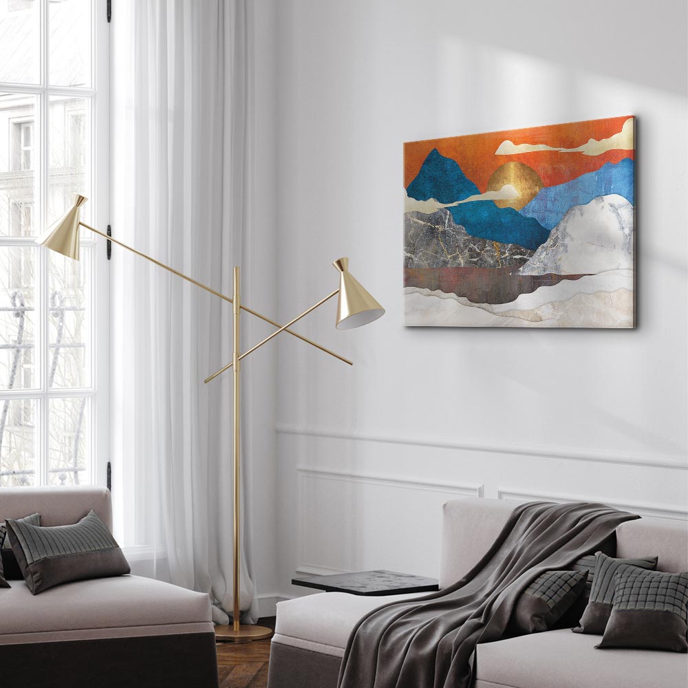Canvas Print - Mountain Idyll (1 Part) Wide