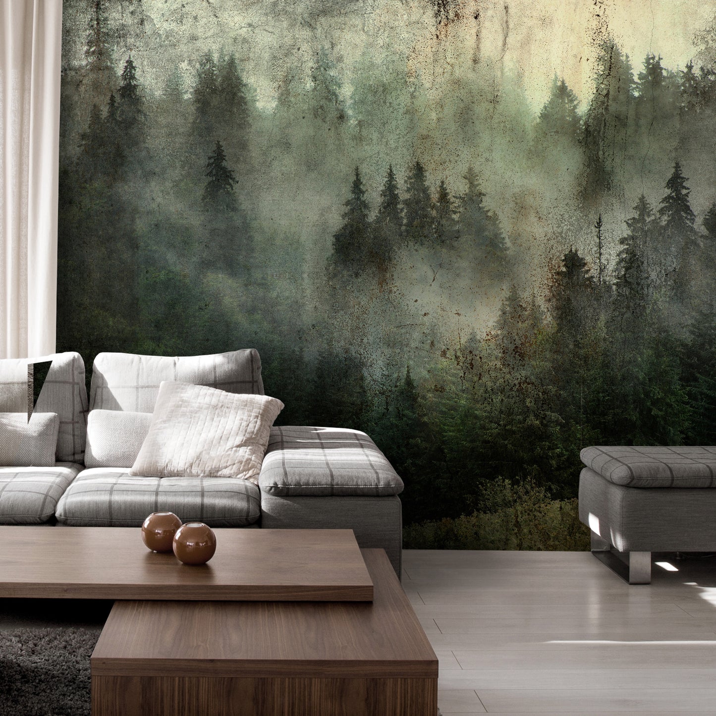 Wall Mural - Misty Beauty of the Forest