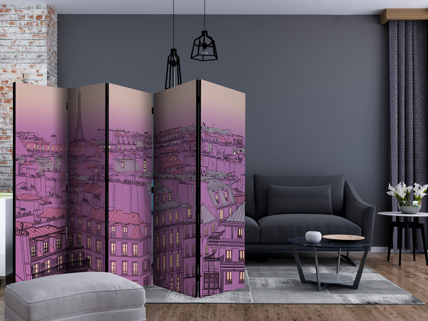 Room Divider - Friday evening in Paris II