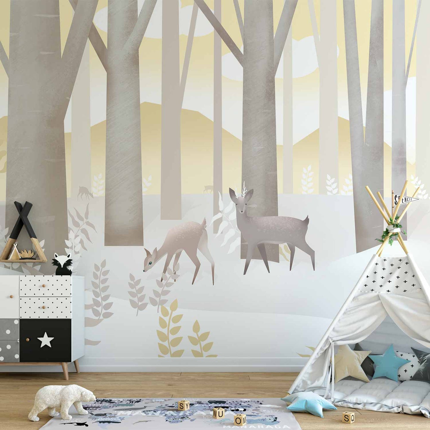 Wall Mural - Fairy-Tale Forest - Third Variant