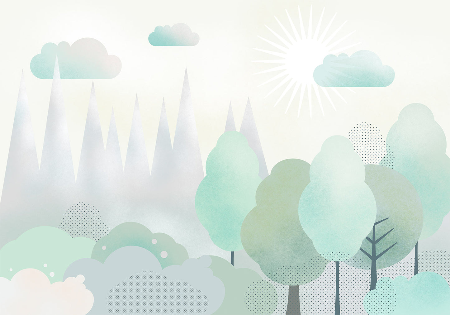 Wall Mural - Fairy-Tale Forest