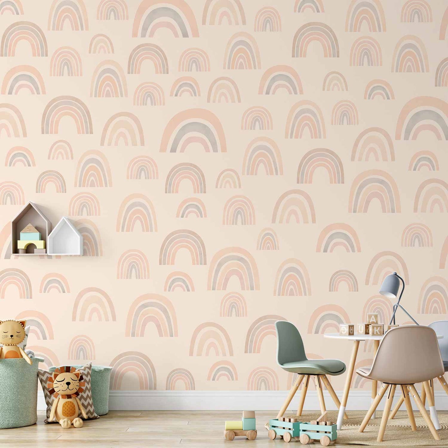 Wall Mural - Pastel Rainbows