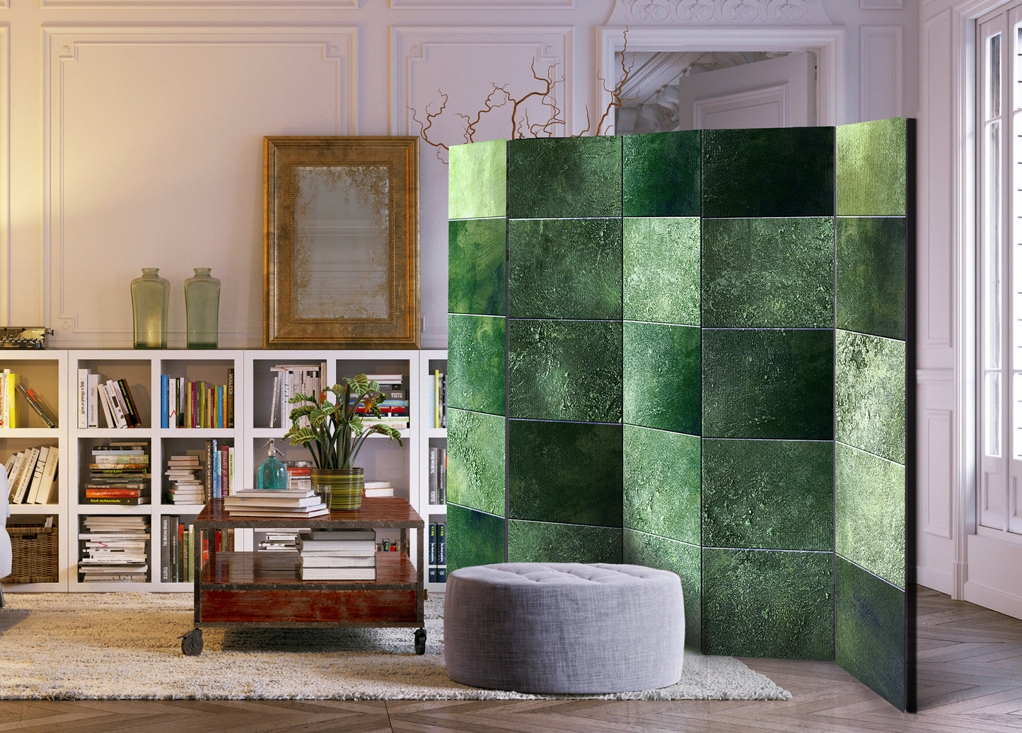Room Divider - Green Puzzle II