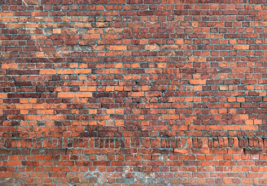 Wall Mural - Vintage Wall (Red Brick)