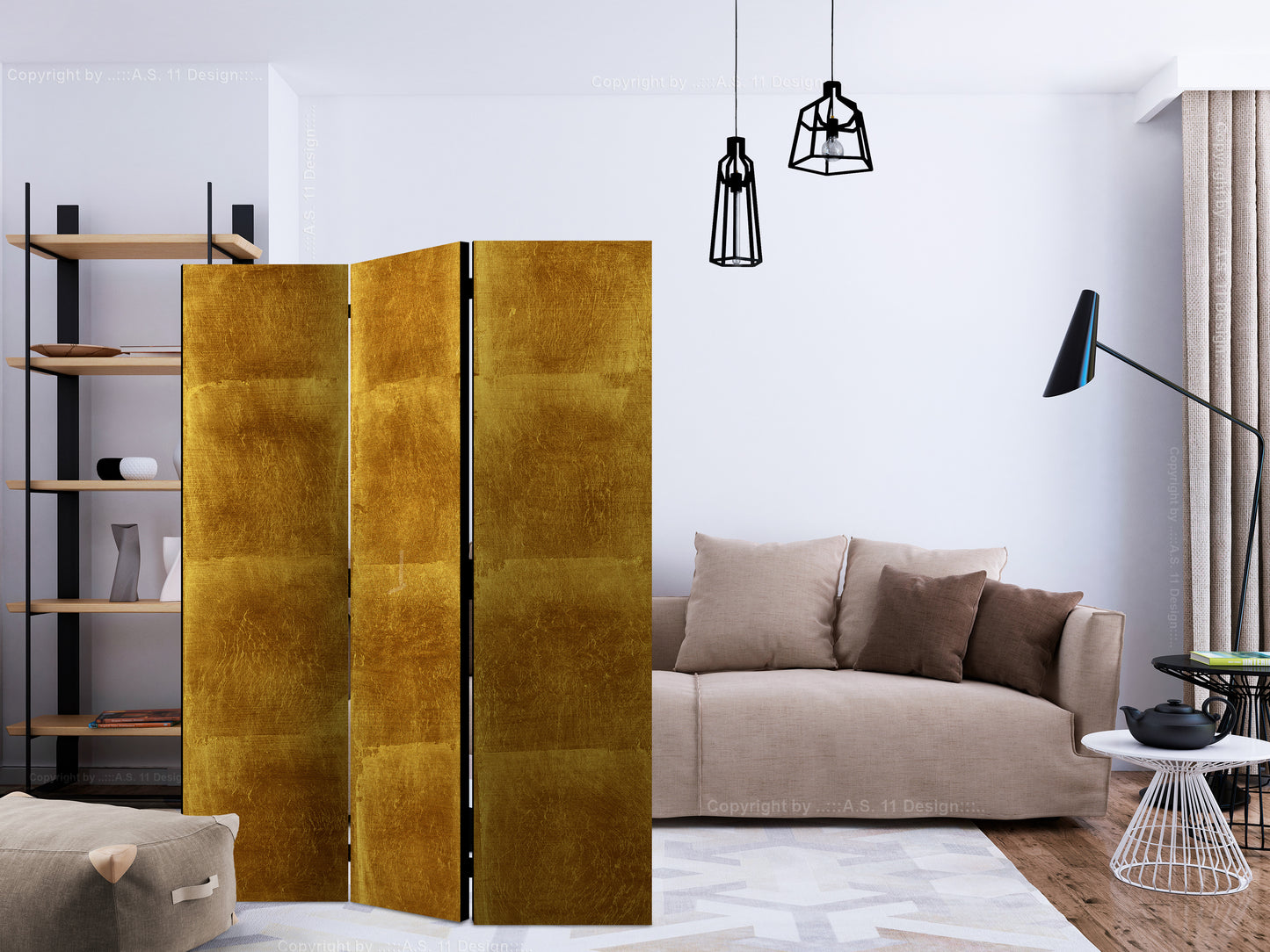 Room Divider - Golden Cage