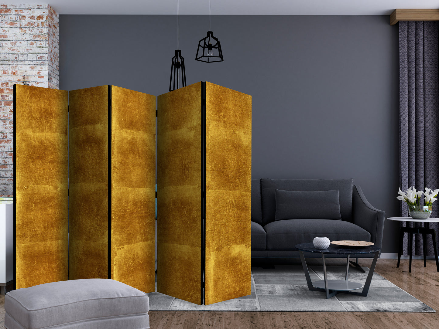 Room Divider - Golden Cage II