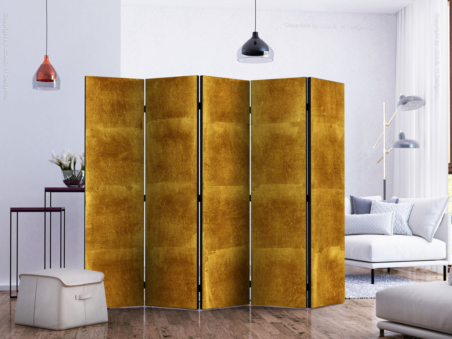 Room Divider - Golden Cage II
