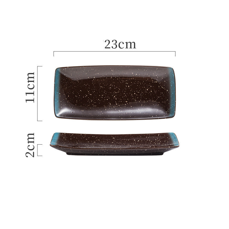 Assiettes en céramique japonaises, plat à sushi, vaisselle, plateau, couverts