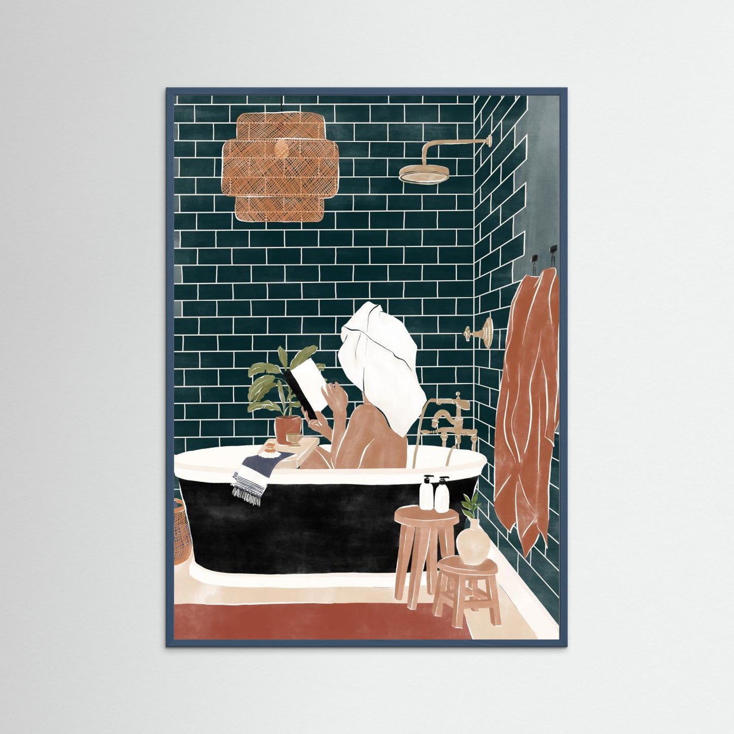 Bathroom Babe by Ivy Green Illustrations